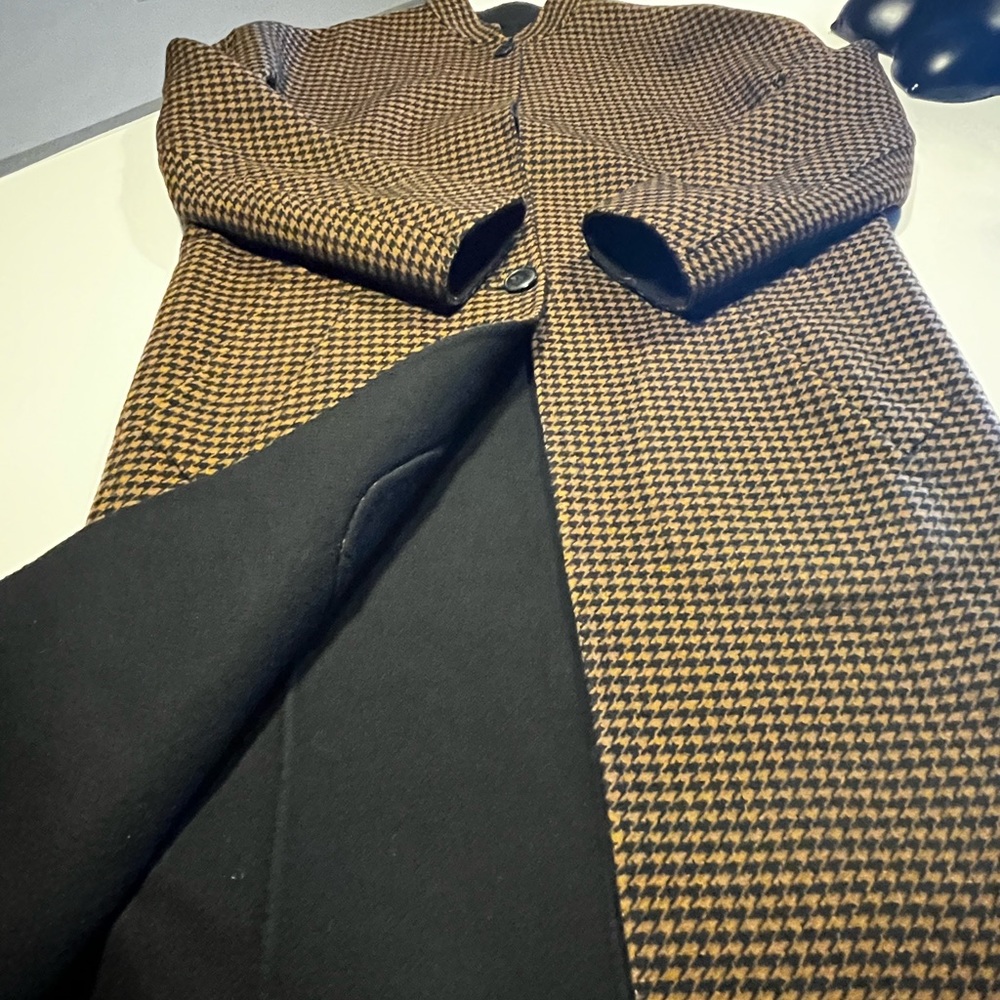 Rag & Bone Darwen coat, size medium, wool & cashmere houndstooth coat